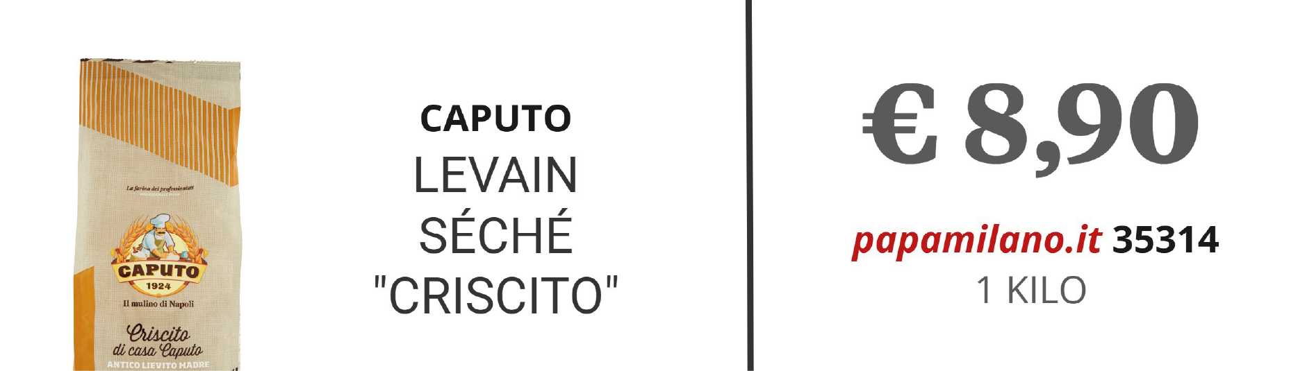 CAPUTO LEVAIN SÉCHÉ "CRISCITO"